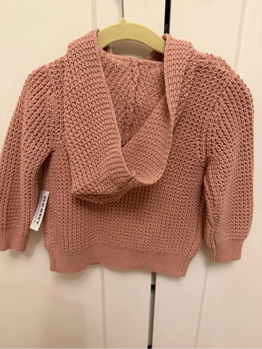 Old Navy Hooded Knit Cardigan - Dusty Pink
